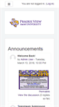 Mobile Screenshot of ecourses.pvamu.edu